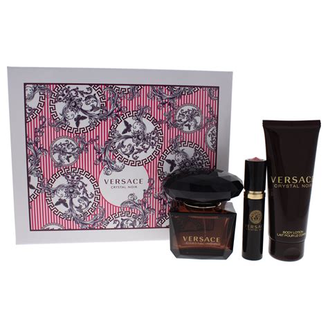 versace crystal noir gift set price|versace crystal noir edp 50ml.